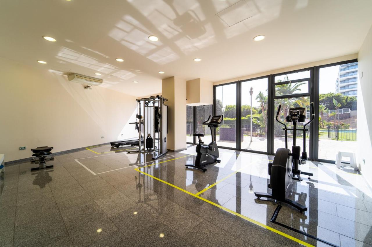 Primera Linea De Mar Con Piscina, Gimnasio Y Parking 2 Hab Y 2 Banos ビリャホヨサ エクステリア 写真