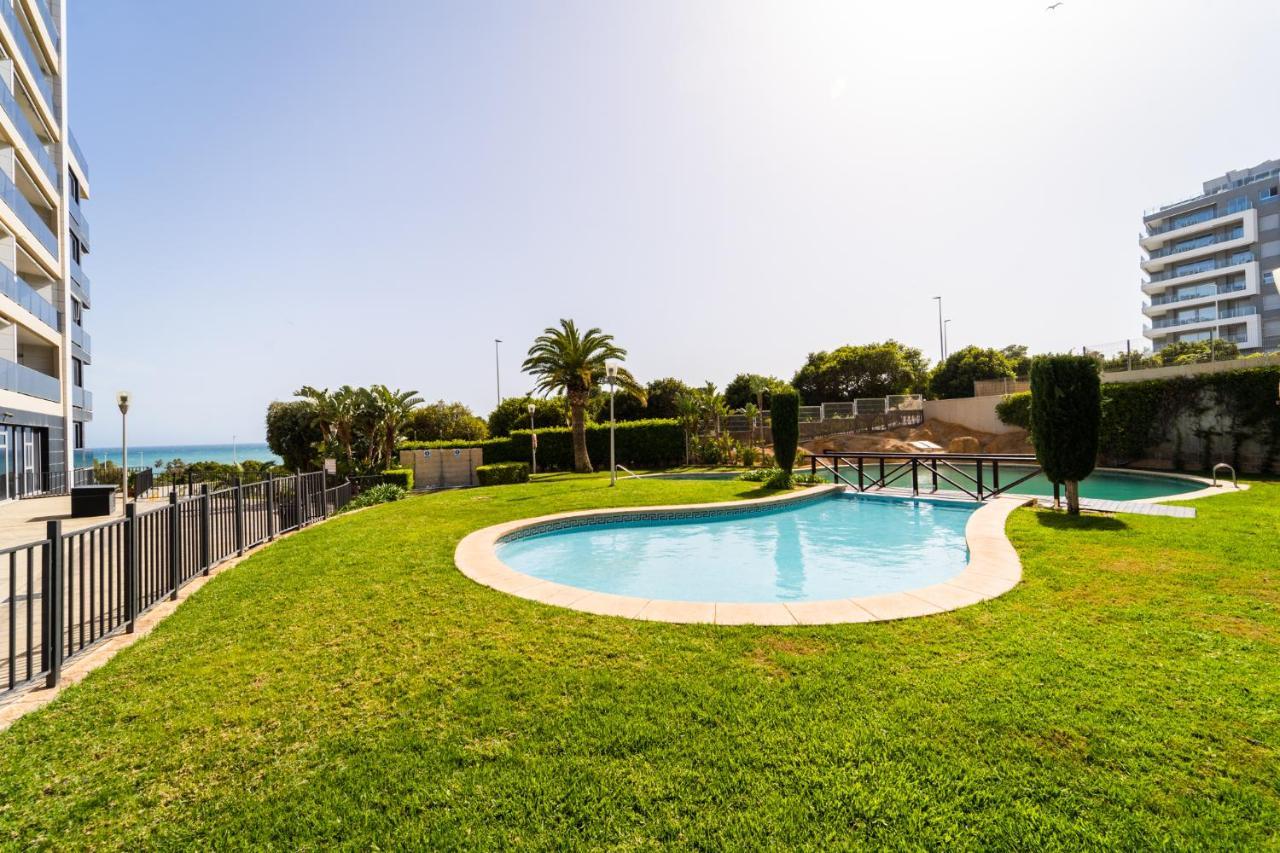 Primera Linea De Mar Con Piscina, Gimnasio Y Parking 2 Hab Y 2 Banos ビリャホヨサ エクステリア 写真